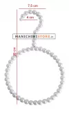 Anella in Perle Bianche