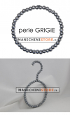 Anella in Perle Grigie
