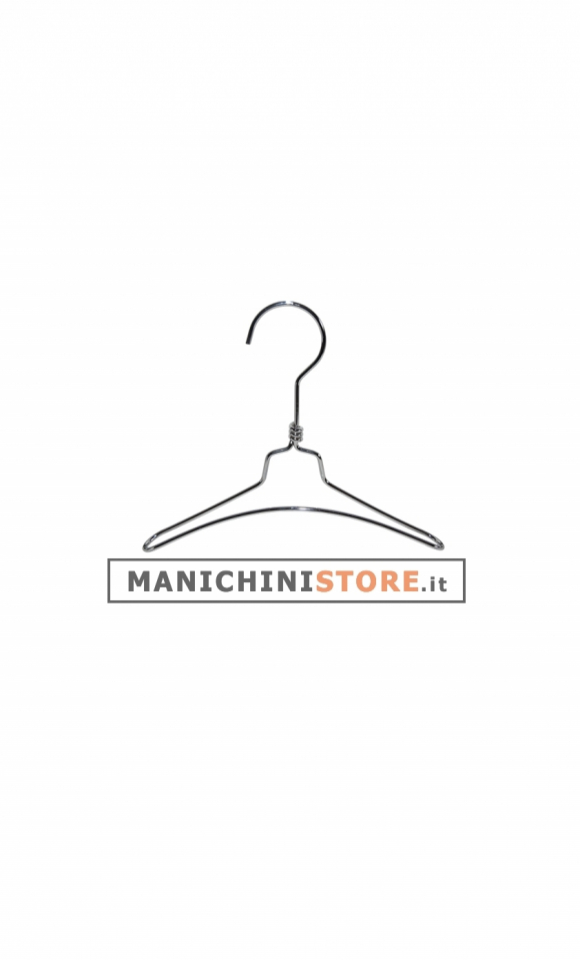 Child metal coat hanger 24 cm - chromed