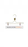 Gruccia metallo pinza Bambino 28 cm - alluminio oro