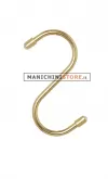 Gancio ad "S" - Alluminio Oro