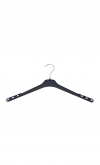 Gruccia appendiabiti 42 cm - Plastica nera
