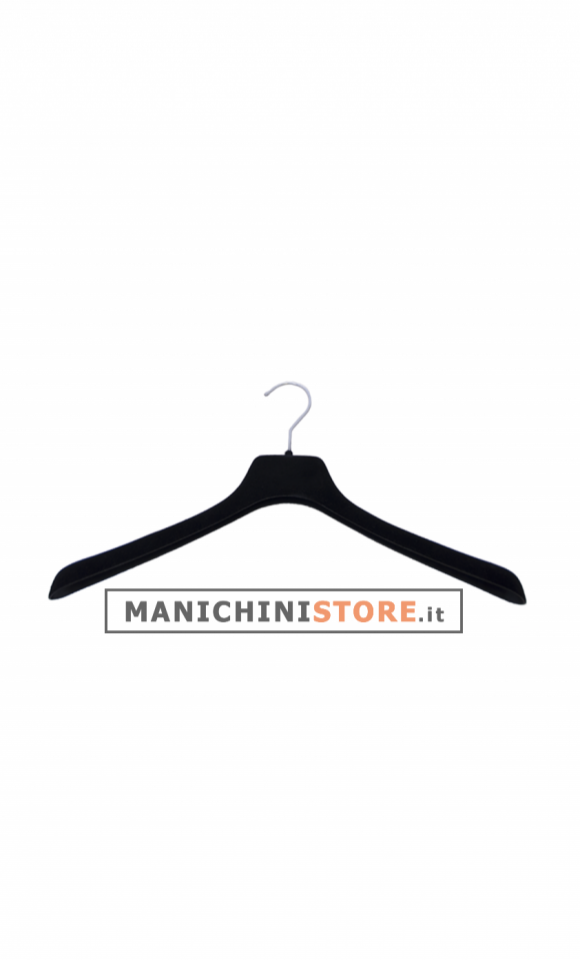 Coat Hanger 42 x 3.3 cm - Black Velvet
