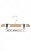 Gruccia legno Bambino pinza 28 cm - Faggio