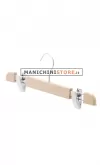 Gruccia legno Bambino pinza 33 cm - Faggio