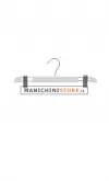 Gruccia legno pinza 40 cm - Bianco Venato