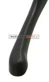 Gruccia appendiabito 26 x 3 cm. Plastica nera