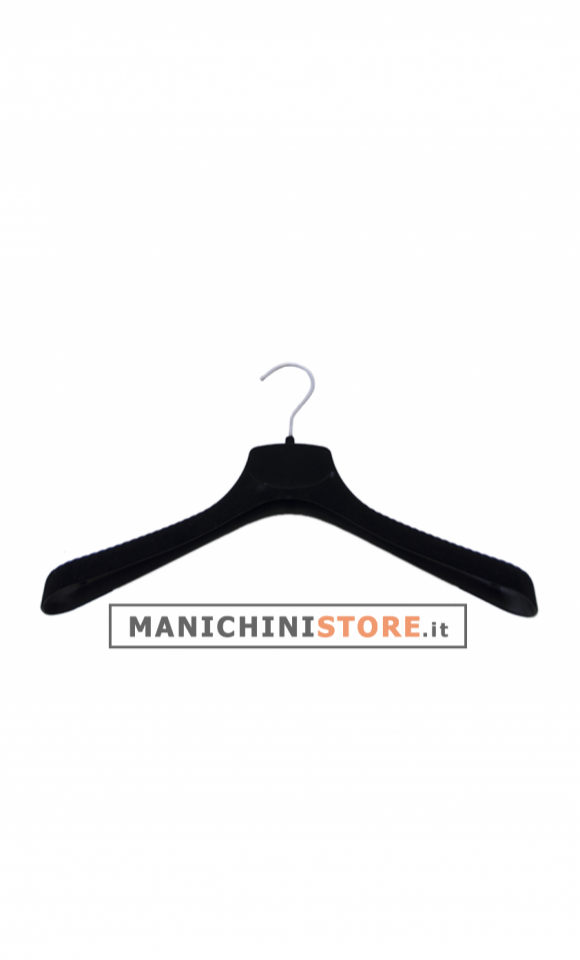 Coat hanger 40 x 4,5 cm - black velvet