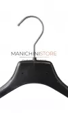 Gruccia capospalla 42 x 3,3 cm - Plastica Nera