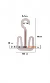 Appendiabito ciabatte bimbo - Plastica Nero Coprente