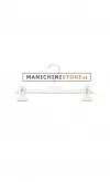 Gruccia plastica bianca - pinza 30 cm