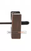 Gruccia metallo pinza 40 cm - brunito