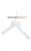 Gruccia legno capospalla bambino 26 cm - Bianco Opaco