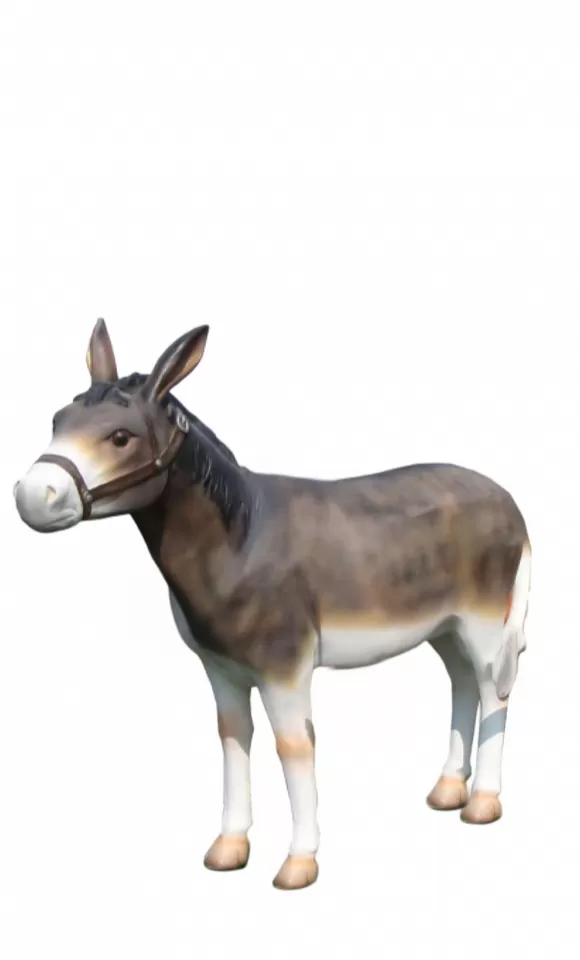 Mulo Asino in vetroresina per allestimento vetrina