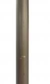 Busto uomo in tessuto nero con base treppiede bronzo - ex noleggio