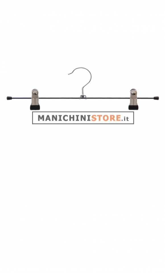 Metal clip hanger 40,5 cm - chromed