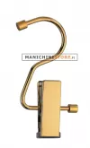 Gancio "2" con pinza - Oro