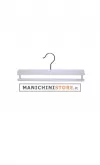 Gruccia legno portapantalone 38 cm - Bianco Lucido