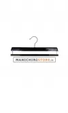 Gruccia legno portapantalone 38 cm - Nero Lucido
