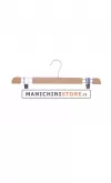 Gruccia legno pinza 38 cm - Faggio