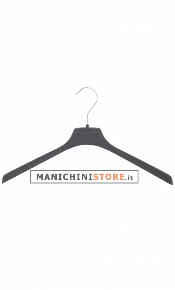 Gruccia appendiabito 45 x 2,5 cm - Velluto grigio