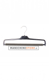 Non-slip trouser bar hanger 35 cm. Black Plastic