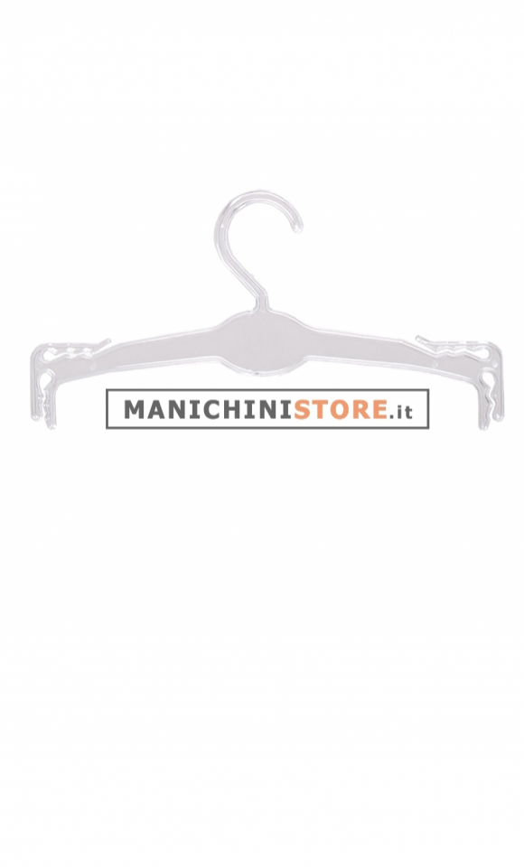 Appendiabito per intimo T27 in plastica cristallo
