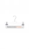 Gruccia plastica pinza 36 cm - Cristallo Trasparente