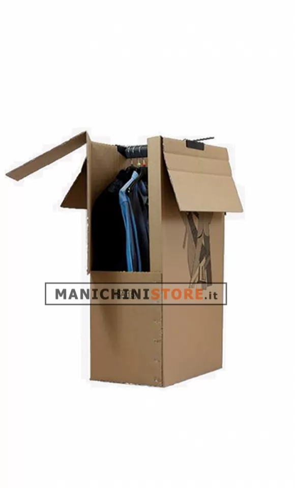 Scatola cartone Appendiabito grande SA07 52x50x128 cm
