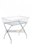 Cesta in griglia cromata 1100