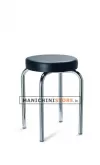 Sgabello in Ecopelle con 4 gambe