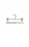 Gruccia perle pinza 30 cm - cristallo trasparente