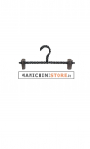 Gruccia perle pinza 35 cm- cristallo nero