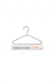 Gruccia perle capospalla 30 cm - perle bianche