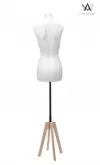 Busto Donna Essential con base in rovere naturale