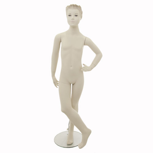 Manichino realistico bambino 7-8 anni con capelli scolpiti - ex noleggio