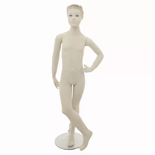 Manichino realistico bambino 7-8 anni con capelli scolpiti - ex noleggio