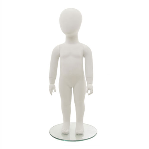 Manichino bambino 1 anno bianco opaco