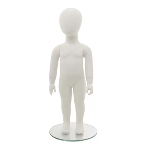 Manichino bambino 1 anno bianco opaco
