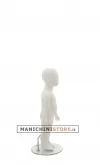 Manichino bambino 1 anno bianco opaco