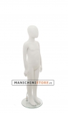 Manichino bambino 3-4 anni con testa a uovo