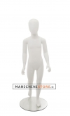 Manichino bambino 7-8 anni con testa a uovo