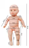 Manichino bambino "bambolotto" 6-9 mesi in plastica