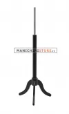 Base treppiede in legno nera