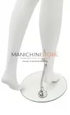 Manichino donna testa uovo in Ecoplastic - bianco