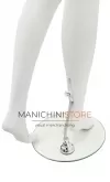 Manichino donna testa uovo in Ecoplastic - bianco