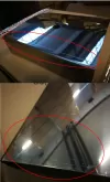 Busto componibile donna nero da banco con base in metallo EX NOLEGGIO
