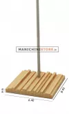 Base a listelli in legno per busto
