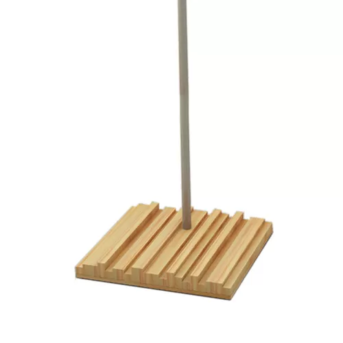 Base a listelli in legno per busto