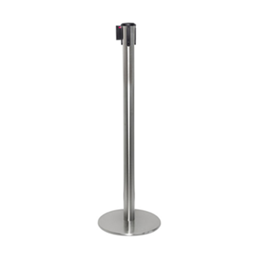 Colonnina segna percorso base piatta con nastro